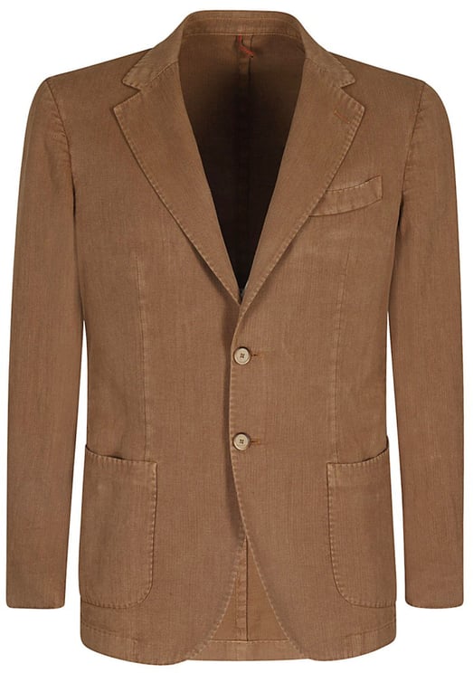 SANTANIELLO Single-Breasted Cotton Jacket