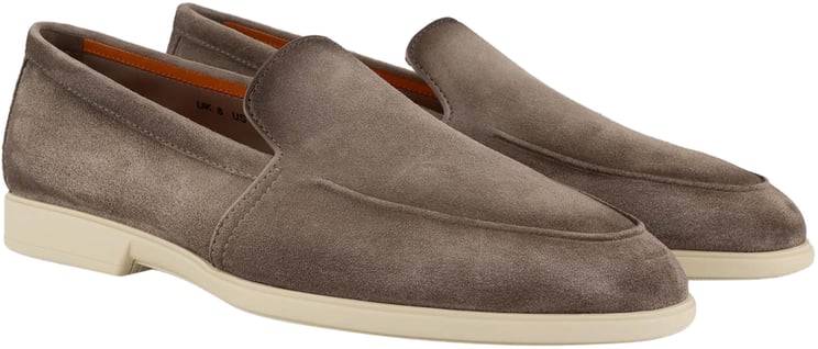 Santoni Loafers Van Suède