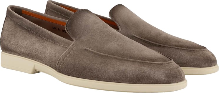 Santoni Loafers Van Suède