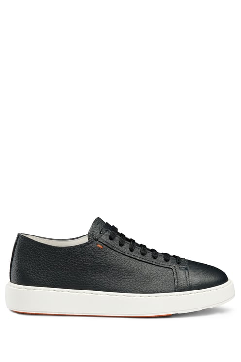 Santoni Bottalata Leather Sneakers
