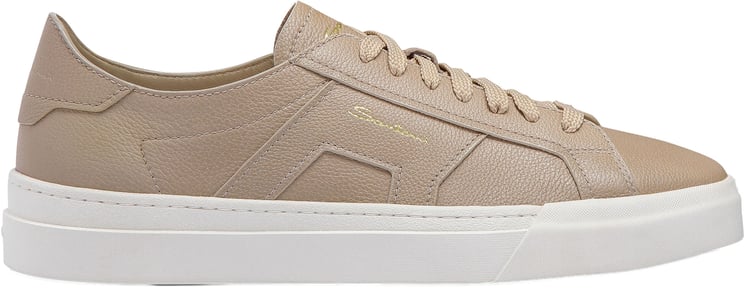 Santoni Men's leather sneaker