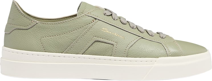 Santoni Men's leather sneaker