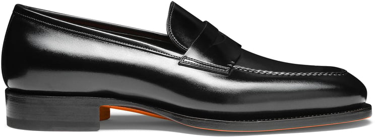 Santoni Men's penny loafer