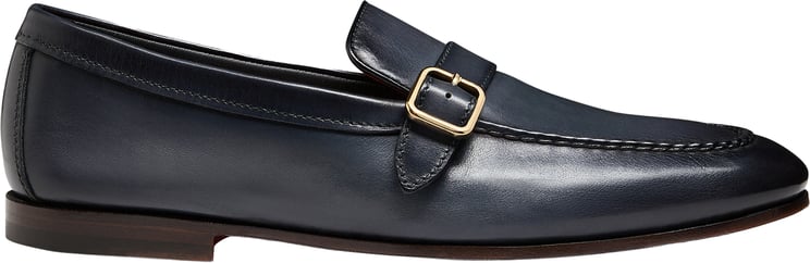 Santoni Men's singlebuckle loafer