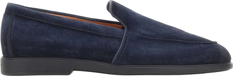 Santoni Flat Shoes Blue