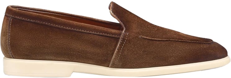 Santoni Heren Malibu Loafer Brown