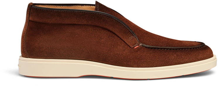Santoni Men's suede desert boot