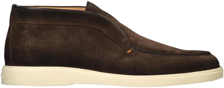 Santoni Heren Digits Loafer Grijs