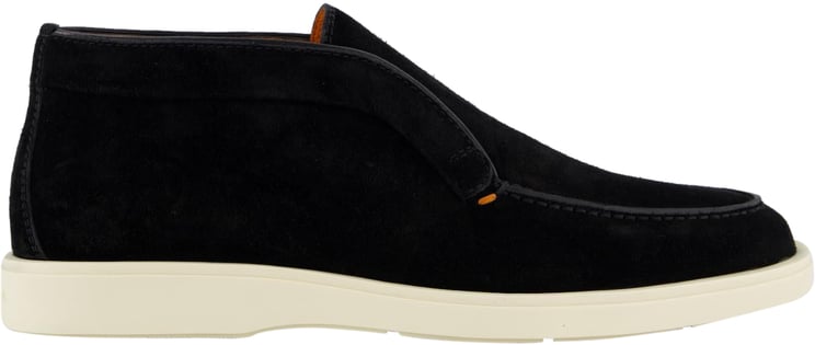 Santoni Heren Digits Loafer Zwart