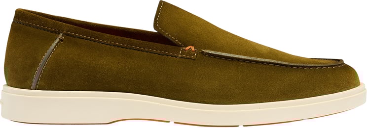 Santoni Men's suede loafer