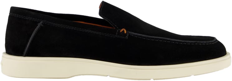 Santoni Heren Botanist Loafer Zwart