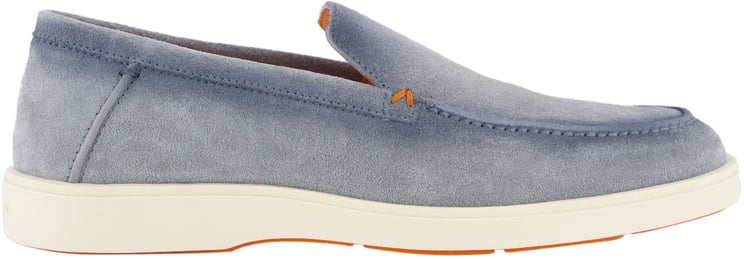 Santoni Heren Botanist Loafer Blauw