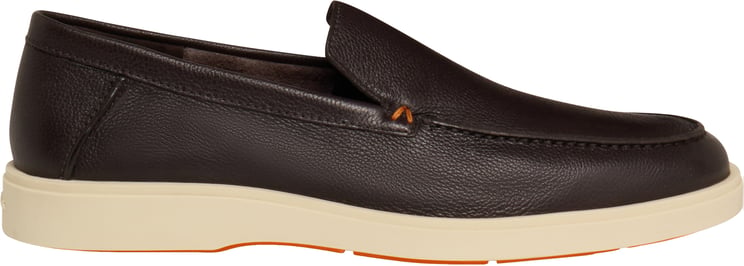 Santoni Men's leather loafer