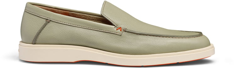 Santoni Men's leather loafer