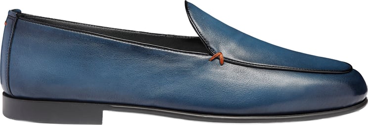 Santoni Men's leather loafer