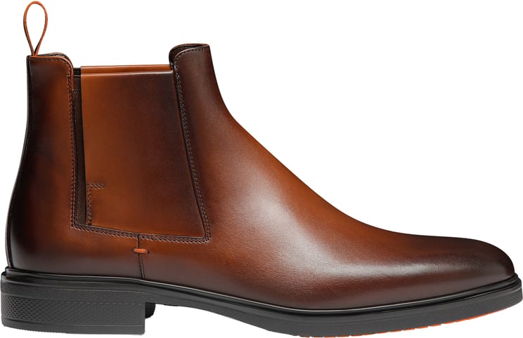 Santoni Men's leather Easy boot