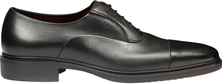 Santoni Men's leather Easy laceup