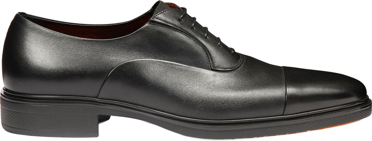 Santoni Men's leather Easy laceup