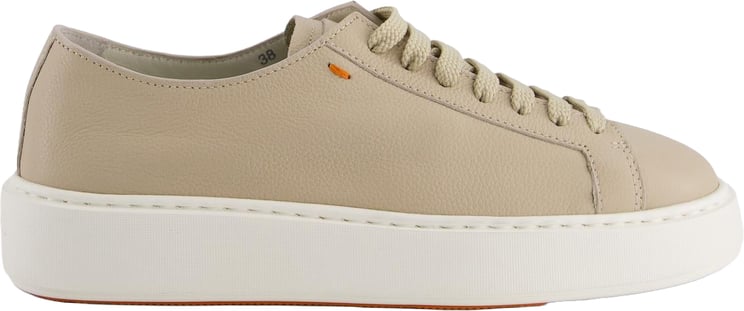 Santoni Santoni Dames Clean Sneaker Wit