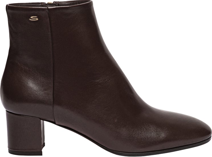 Santoni Women’s leather midheel ankle boot
