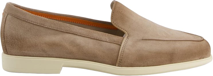 Santoni Dames Malibu Loafer Brown