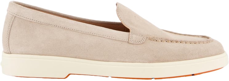 Santoni Santoni Dames Yalta Mocasin Beige loafers