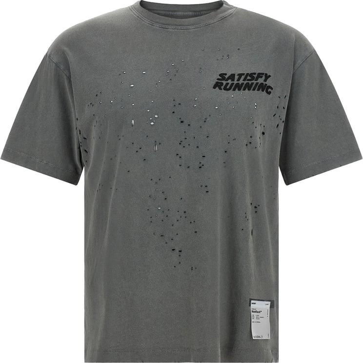 Satisfy T-Shirts And Polos Faded Black