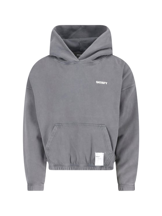 Satisfy Gray Softcell™ Cotton Hooded Sweatshirt