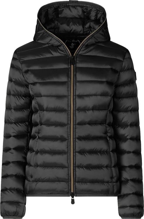 Save the Duck Black Alexa Lightweight Cropped Puffer Jacket