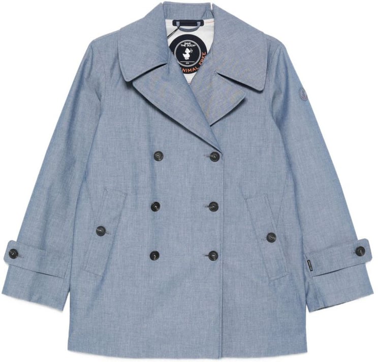 Save the Duck Coats Indigo Chambray