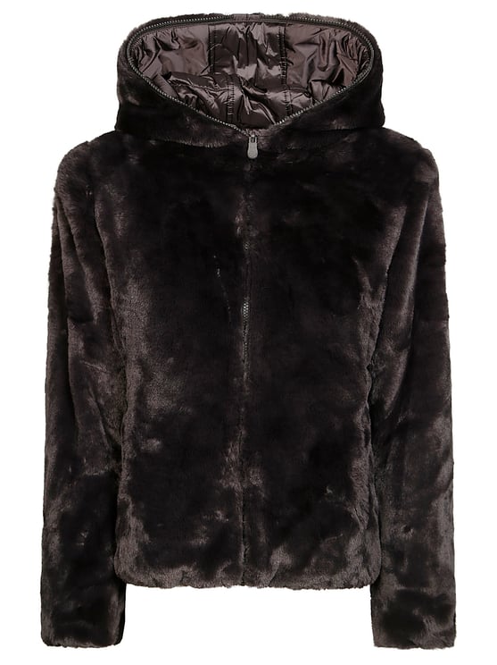 Save the Duck Cropped Reversible Jacket