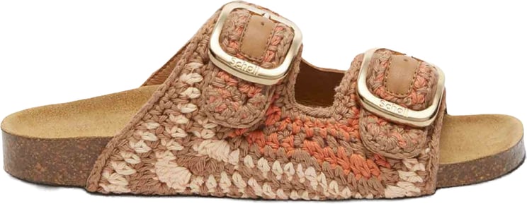 Scholl Scholl Footwear Noelle Cro Slippers Bruin F32248