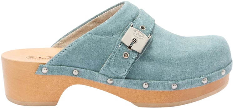 Scholl Flat Shoes Blu