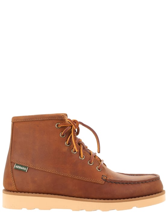 SEBAGO Brown Tala Mid Crazy Horse Boots