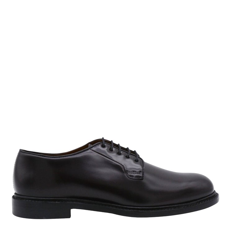 SEBAGO Polished Leather Men's Flat Shoes