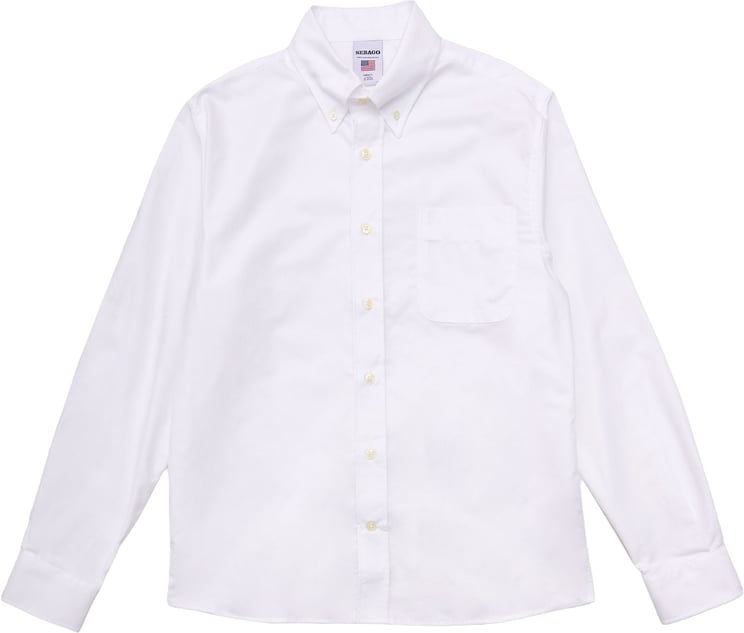 SEBAGO Camicia Whaleback Button Down Bianca