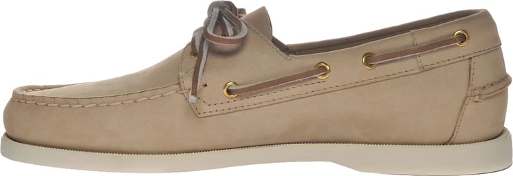 SEBAGO Scarpa Da Barca Docksides Portland Nubuck Beige Camel