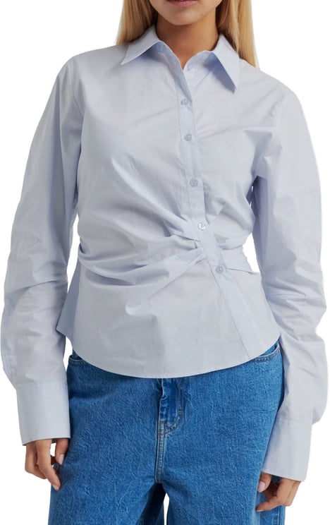Second Female Second Female - Blouse LM - Hill Shirt - 5125 Halogen Blue