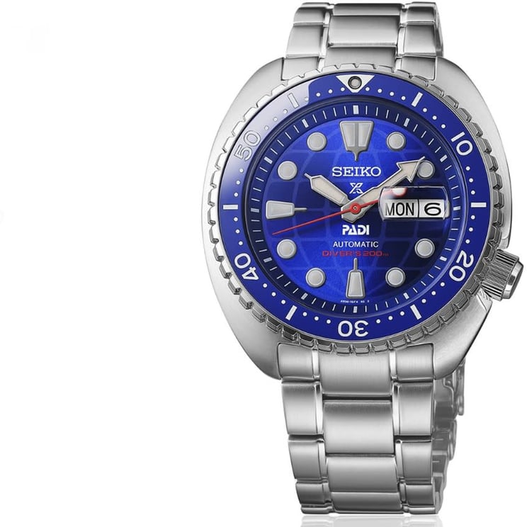 Seiko Seiko Horloge HBB002K1 Prospex Padi Staal Automaat 200m Waterdicht 45mm Limited Edition