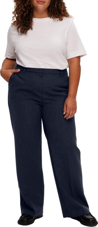 Selected Femme Selected Femme - SLFRITA MW WIDE PANT DARK SAP MEL N - 16090234 - Dark Sapphire