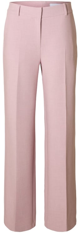 Selected Femme Selected Femme - SLWRITA MW WIDE PANT MEL NOOS - 16094206 - Bleached Mauve