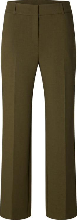 Selected Femme Selected Femme - SLWRITA MW WIDE PANT MEL NOOS - 16094206 - Fir Green