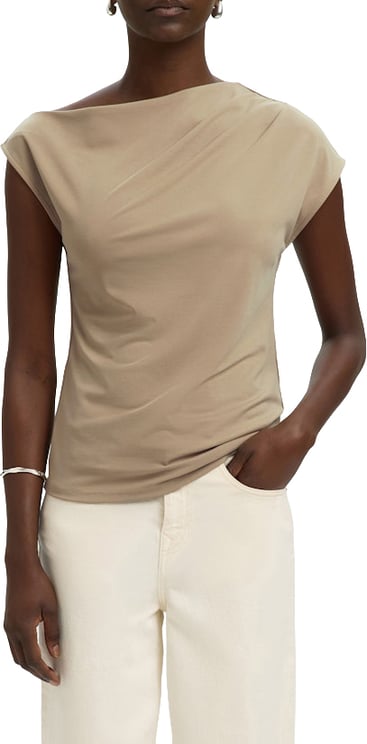 Selected Femme Selected Femme - SLFMOLLY SS TOP - 16100727 - Weathered Teak