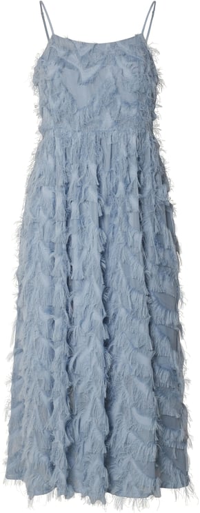 Selected Femme Selected Femme - SLFMYLINE REGULAR MIDI STRAP DRESS - 16100869 - Dusty Blue