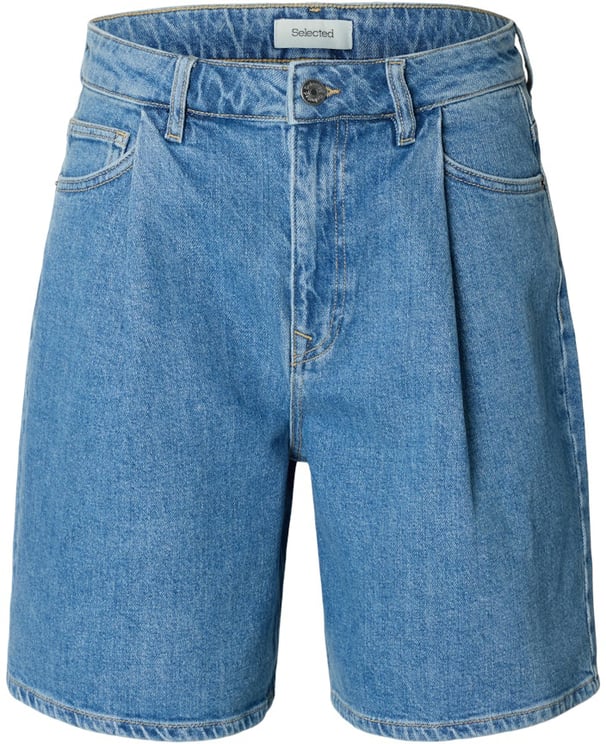 Selected Femme Selected Femme - SLFWIDE MERLE-KORI HW DENIM SHORTS - 16101431 - Light Blue Denim