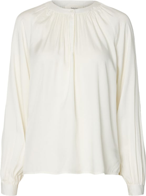 Selected Femme Selected Femme - SLWJONNA LS TOP - 16101819 - Egret