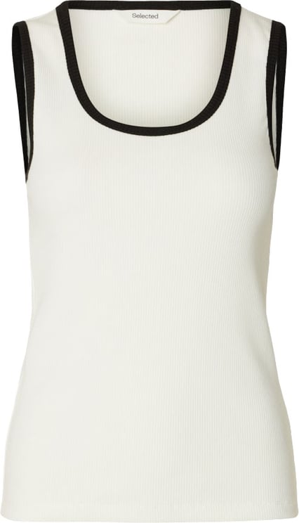 Selected Femme Selected Femme - SLWANNA CONTRAST SL TOP EX - 16102860 - Snow White