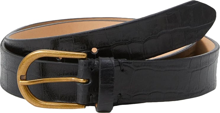 Selected Homme Cintura Calle Leather Nera