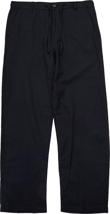Selected Homme Pantalone Brody Loose Linen Nero