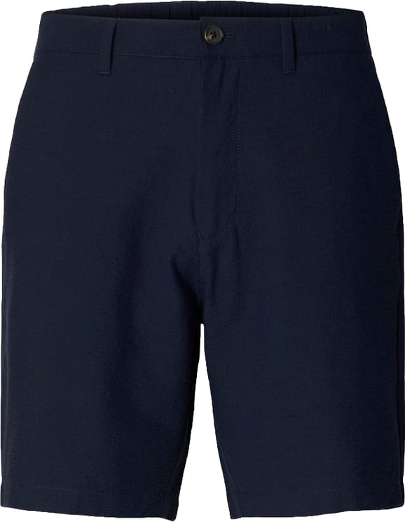 Selected Homme Shorts Regular Karl Seersucker Sky Captain
